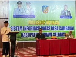 *Guna Meminimalisir Tumpang Tindih Lahan, Pemkab Konawe Selatan Gelar Workshop Aplikasi Simbada*
