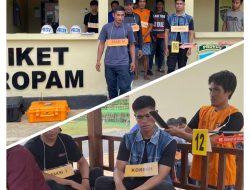 Polres Konawe Utara Gelar Rekonstruksi Tindak Pidana Pembunuhan Dengan Tersangka AB