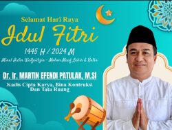 *Kepala Dinas cipta Karya, Bina Kontruksi Dan Tata Ruang Besarta Jajaran Sraf Ucapkan Selamat Hari Raya Idhul Fitri 1445/2024 M*