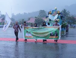 *Pemda Konsel Meriahkan Pawai Mobil Hias Dan Ta’aruf MTQ ke 30 di Konawe Utara*