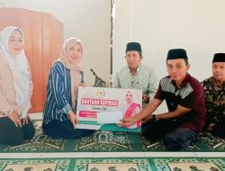 Anggota DPD RI Leni Andriani Surunuddin Salurkan Bantuan Aspirasi Pembangunan Mesjid Di Desa Ulusena Konsel