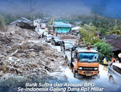 Bank Sultra dan Asosiasi BPD Se-Indonesia Galang Dana 1 Miliar Lebih untuk Pemulihan Bencana Sumatera