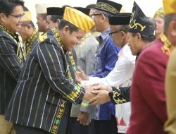 Ketua DPRD Hadiri Rapat Kerja dan Pengukuhan Pengurus Lembaga Adat Tolaki Tingkat Kecamatan Se-Konawe