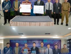 Pemkab Muna dan Gak Sultra Teken MoU dan PKS KKPD Dorong Efisiensi dan Transparansi Keuangan Daerah